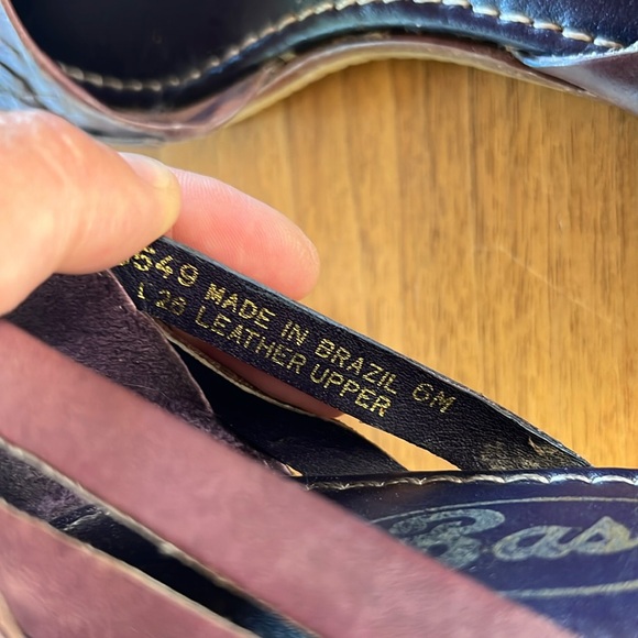 Vintage Bass Lace Up Espadrilles flats Sandals Made in Brazil - Picture 6 of 7